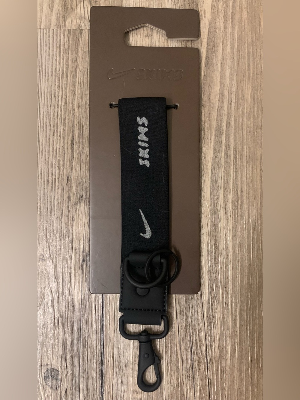 NikeSKIMS Accessories Keychain Wristlet OBSIDIAN BNWT